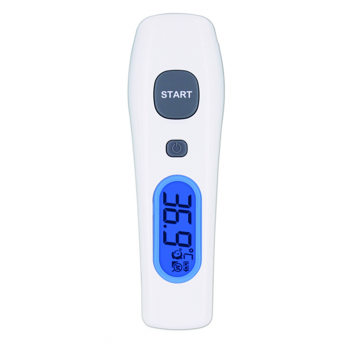 Thermomètre infrarouge, mesure frontale sans contact, alarme fièvre