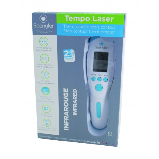 Thermomètre / sonde GENERIQUE Thermomètre infrarouge numérique température  -pistolet ir sans contact -point laser