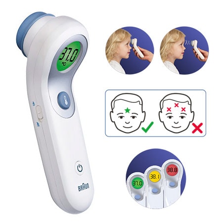 Thermomètre sans contact et frontal Braun NTF 3000 Thermomètre sans contact et frontal Braun NTF 3000