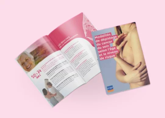 Dépliant dépistage - Ligue contre le cancer